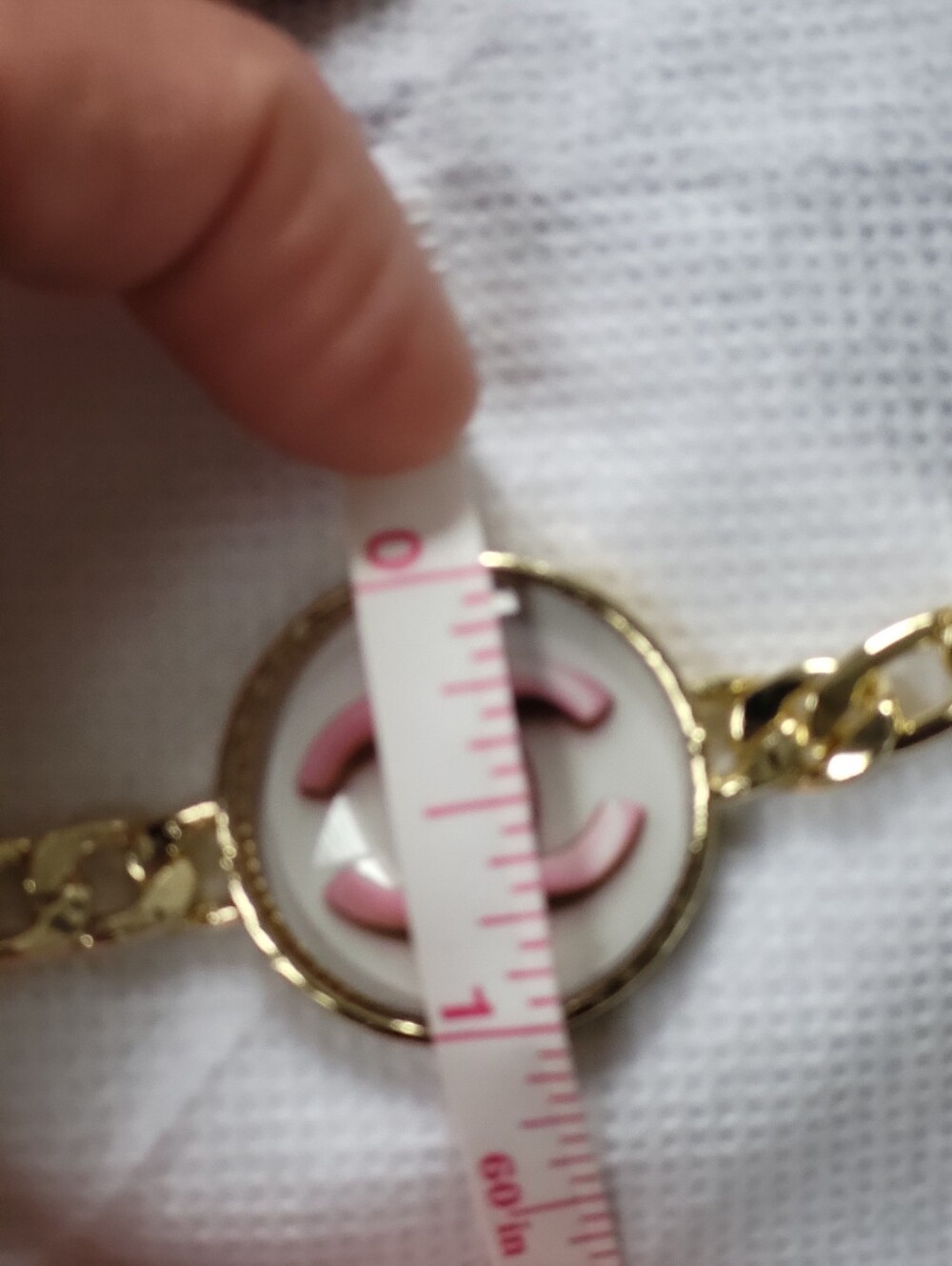 C Laminated Gold Bracelet - Picture 4 of 5